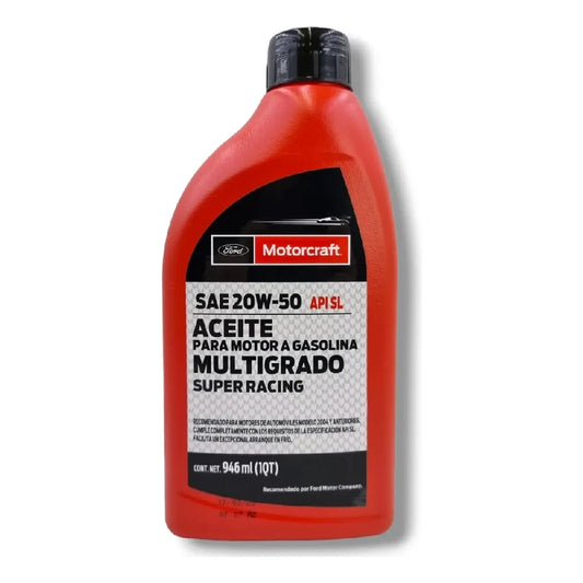 ACEITE MOTORCRAFT SAE 20W50 SUPER RACING 1L.