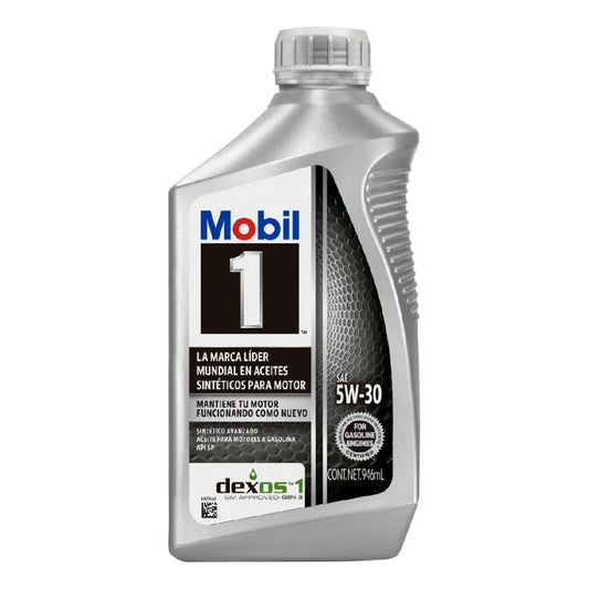 ACEITE MOBIL 1 SAE 5W30 FULL SYNTHETIC API SP MULTIGRADO MOTORES A GASOLINA 1L