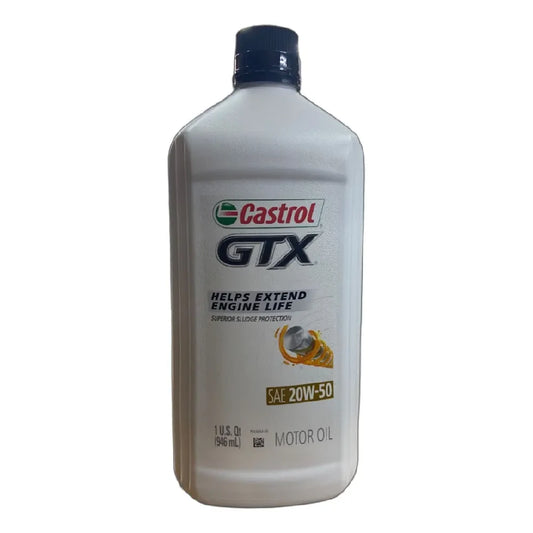 ACEITE CASTROL SAE 20W50 GTX MOTOR A GASOLINA 1L.