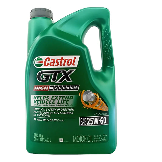 ACEITE CASTROL SAE 25W60 GTX MULT MOTOR A GASOLINA 5L