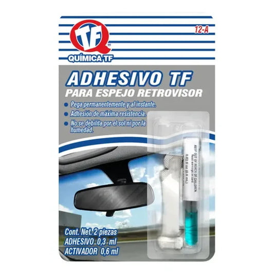 PEGAMENTO QTF ADHESIVO TF PARA ESPEJO RETROVISOR 6ML