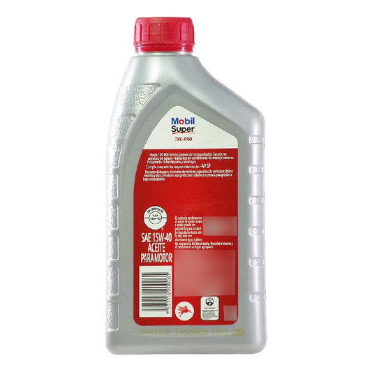 ACEITE MOBIL SAE 15W40 SUPER TRC-PRO API SP MULTIGRADO MOTOR A GASOLINA 1L
