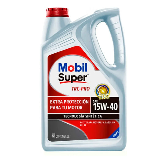 ACEITE MOBIL SAE 15W40 SUPER TRC-PRO GAS 5L