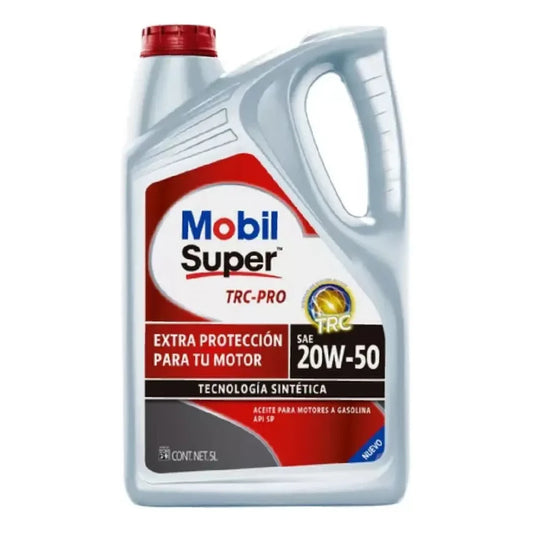 ACEITE MOBIL SAE 20W50 SUPER TRC-PRO API SP MULTIGRADO MOTORES A GASOLINA 5L