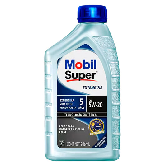 ACEITE MOBIL SAE 5W20 SUPER EXTENGINE 1L
