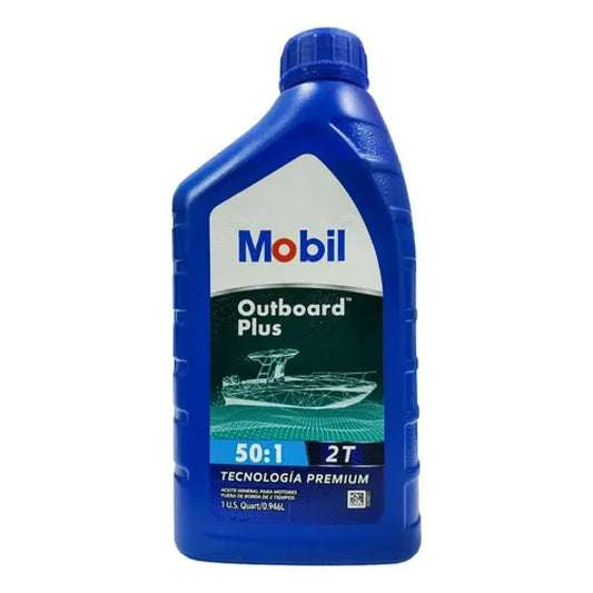 ACEITE MOBIL 2T OUTBOARD PLUS PREMIUM 1L (50:1)