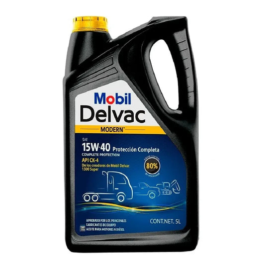 ACEITE MOBIL SAE 15W40 MODERN DELVAC DEFENSA EXTREMA DIESEL 5L