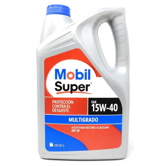 ACEITE MOBIL SAE 15W40 M-SUPER MULTIGRADO GAS 5L