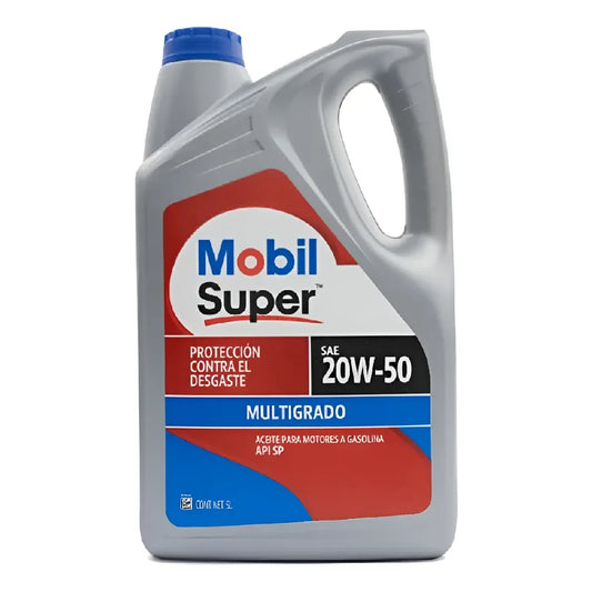 ACEITE MOBIL SAE 20W50 M-SUPER MULTIGRADO GAS 5L