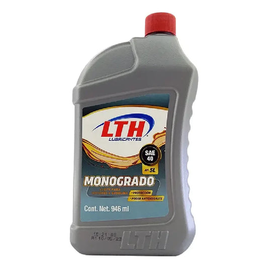 ACEITE LTH SAE 40 MONOGRADO 1L.