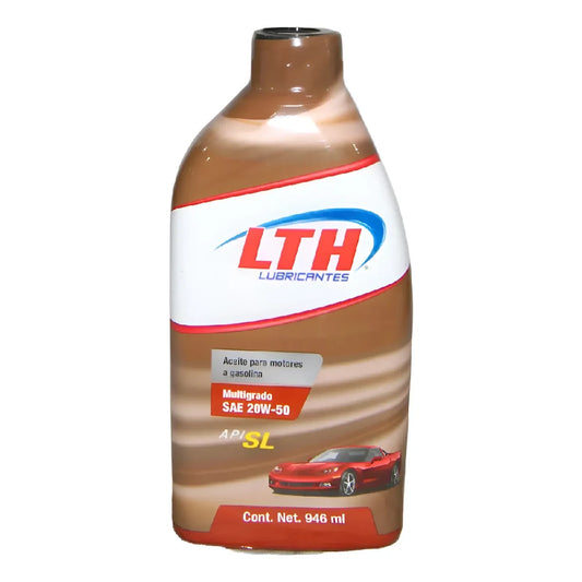 ACEITE LTH SAE 20W50 API SL PLUS MULTIGRADO 1L (BOTE DORADO)