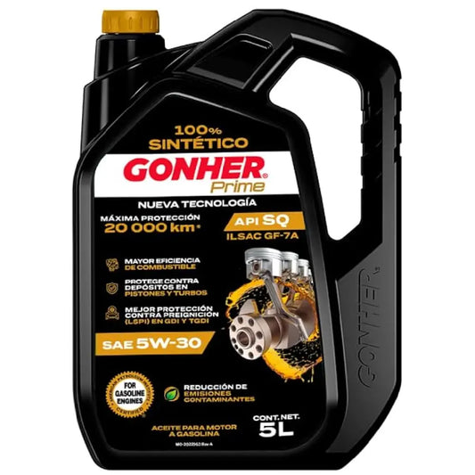 ACEITE GONHER SINTETICO 5W30 API SQ 5L