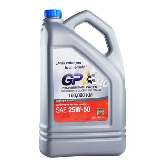 ACEITE GP1 25W50 MULTIGRADO 5L