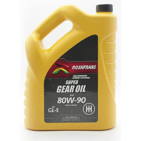 ACEITE ROSHFRANS SUPER GEAR OIL SAE 80W90 5L