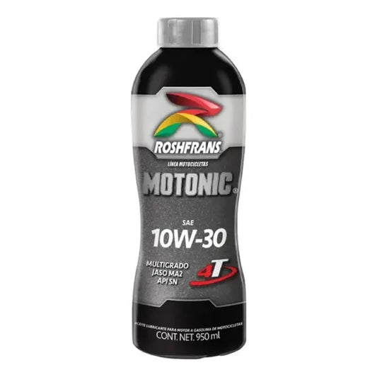 ACEITE ROSHFRANS SAE 10W30 MOTONIC 4T 1L MULTIGRADO