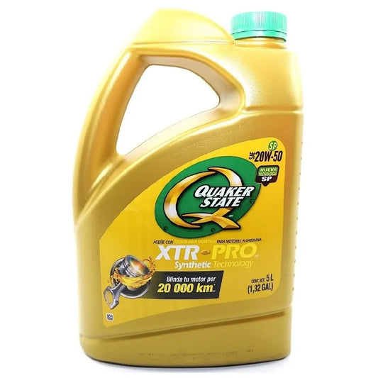 ACEITE QUAKER SAE 20W50 XTR-PRO SYNTHETIC TECHNOLOGY 5L.