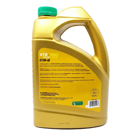 ACEITE QUAKER SAE 15W40 XTR-PRO SYNTHETIC TECHNOLOGY 5L