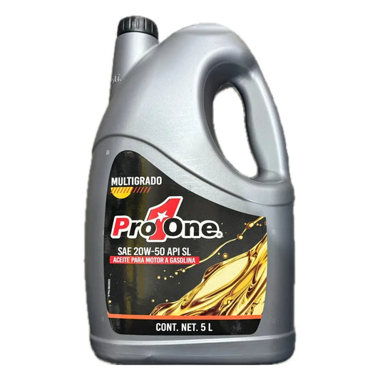 ACEITE PRO-ONE SAE 20W-50 MULTIGRADO 5L