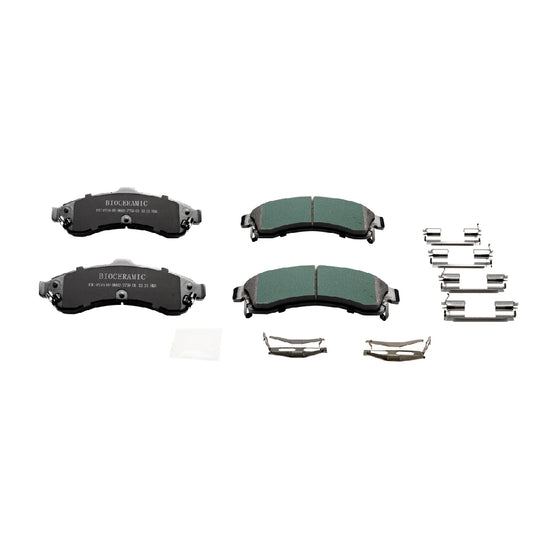 BALATA DELANTERO DISCO CERAMICA RAYBESTOS GM TRAILBLAZER 02-05, TRAILBLAZER (M7759D882FRE)(M7759ZD882FRI)