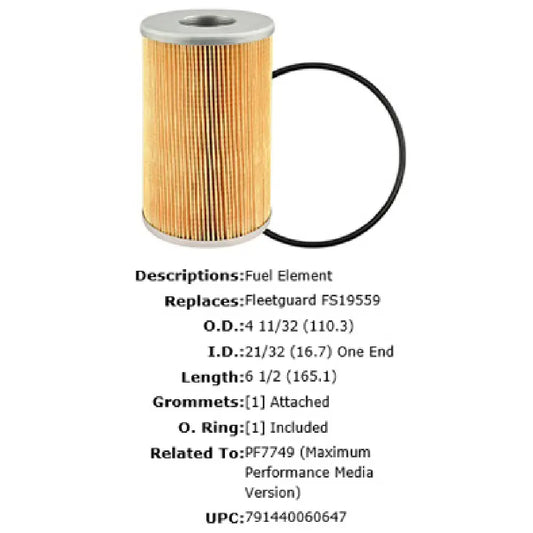 FILTRO COMBUSTIBLE GONHER