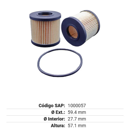 FILTRO ACEITE GONHERPARA TOYOTA COROLLA L4 1.8L 09-11