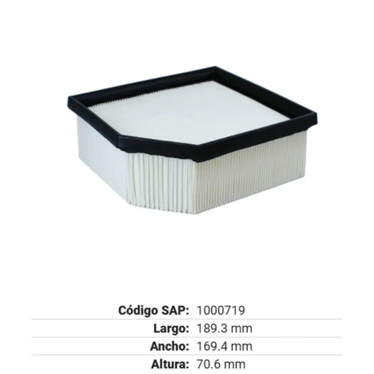 FILTRO PARA AIRE GONHER PEUGEOT PARTNER 4L 1.6 03-09
