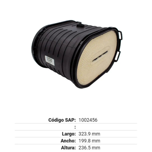 FILTRO PARA AIRE GONHER FORD EXCURSIÓN V8 6.0 DIESEL 03 - 05