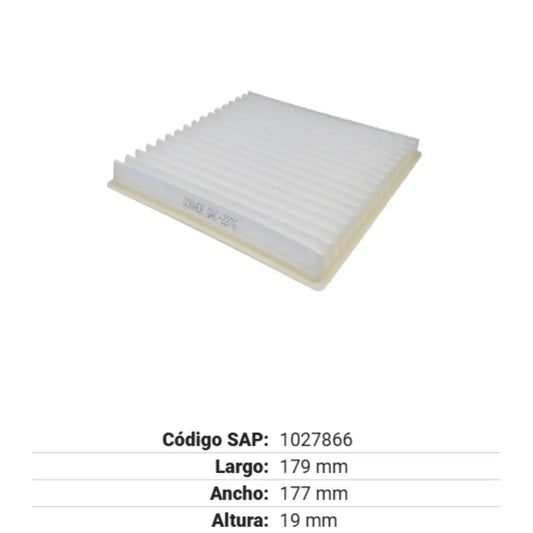 FILTRO DE CABINA GONHER DODGE ATTITUDE