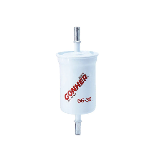 FILTRO DE GASOLINA GONHER FORD. ESCORT 4L 2.0 97-03-THUNDERBIRD V6 3.8 89-91 / V8 5.0 (91-94- COUGAR V6 3.8 89-91-TRACER 4L 2.0 97-00