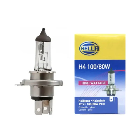 FOCO HELLA HELOGENO H4 XENON P43T 100W 12V