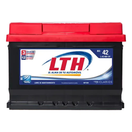 ACUMULADOR LTH PARA NISSAN PLATINA 12V CCA: 400A CA: 500A