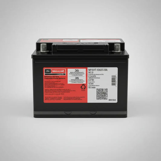 ACUMULADOR MOTORCRAFT SERVICIO PESADO 12V CCA: 625A CA: 780A G31R
