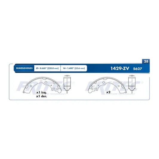 BALATA FRITEC TRAS HONDA CIVIC 06-15