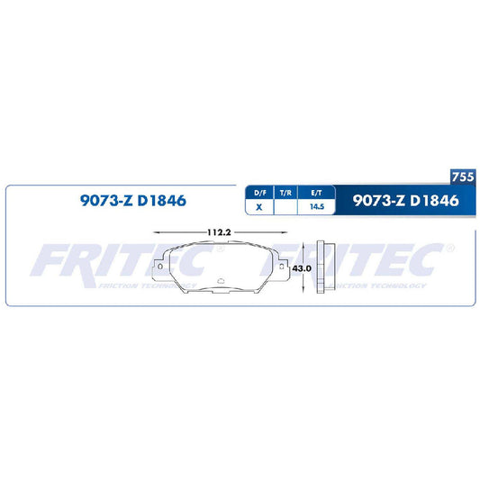 BALATA FRENO DEL TRAS MAZDA CX5 15-18