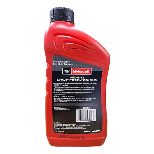 ACEITE MOTORCRAFT MERCON LV PARA TRANSMISION AUTOMATICA 1L