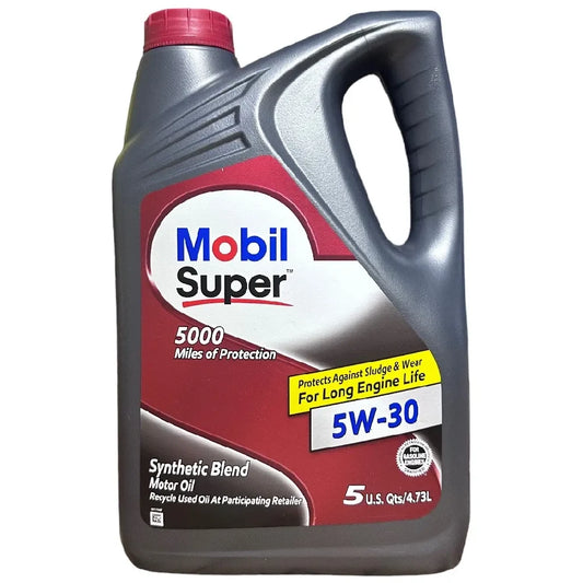 ACEITE MOBIL SAE 5W30 SUPER 5000 MILES OF PROTECTION 5L
