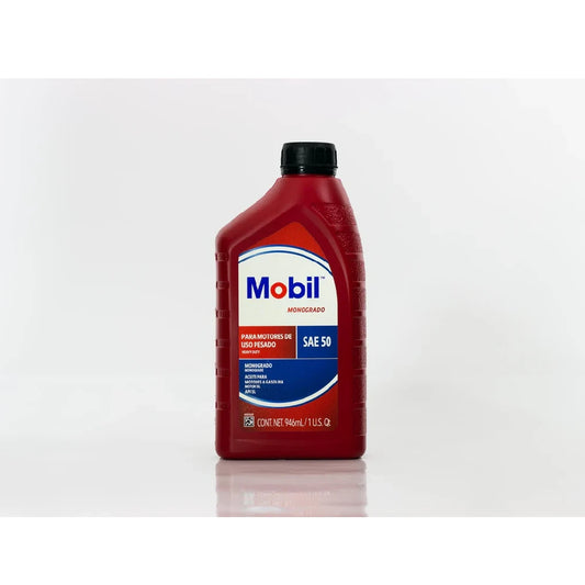 ACEITE MOBIL SAE 50 MONOGRADO GAS 1L