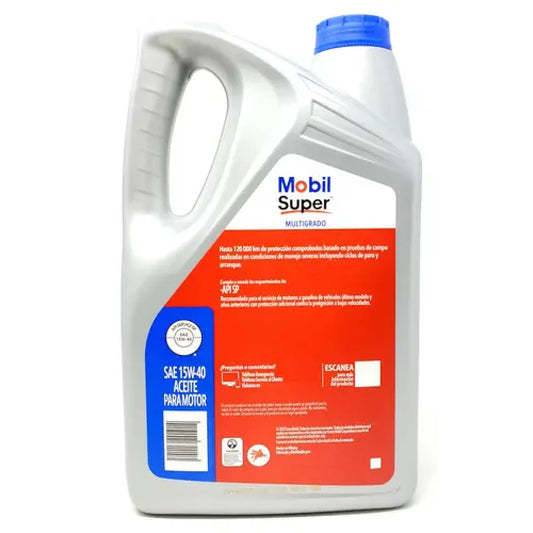 ACEITE MOBIL SAE 15W40 M-SUPER MULTIGRADO GAS 5L