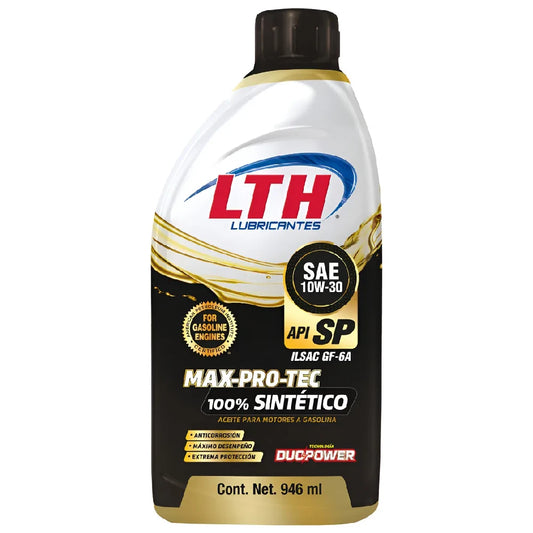 ACEITE LTH SAE 10W30 MAX PRO TEC SINTETICO GAS 1L
