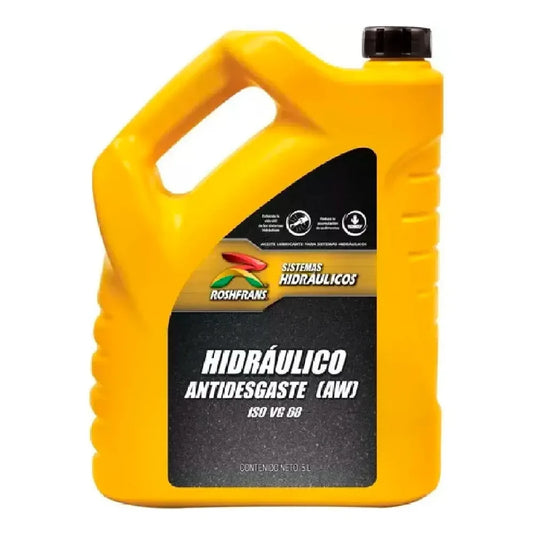 ACEITE ROSHFRANS ISO VG 68 AW HIDRÁULICO ANTIDESGASTE 5L