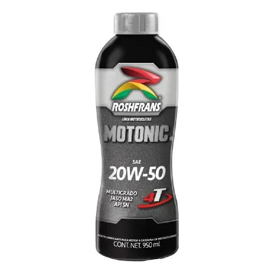 ACEITE ROSHFRANS SAE 20W50 4 TIEMPOS MOTONIC 950ML