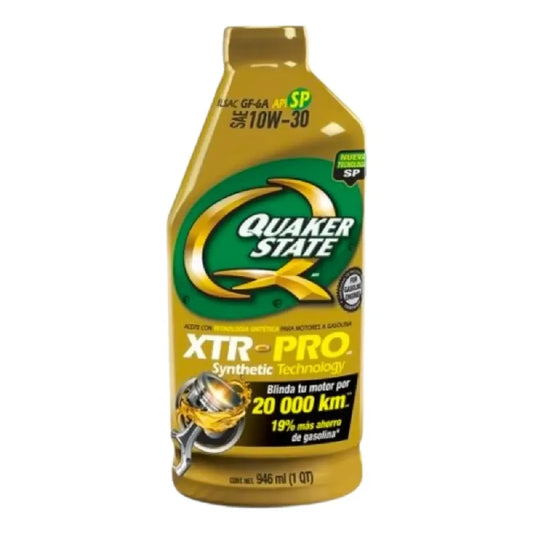 ACEITE QUAKER SAE 10W30 XTR-PRO SYNTETIC TECHNOLOGY 1L