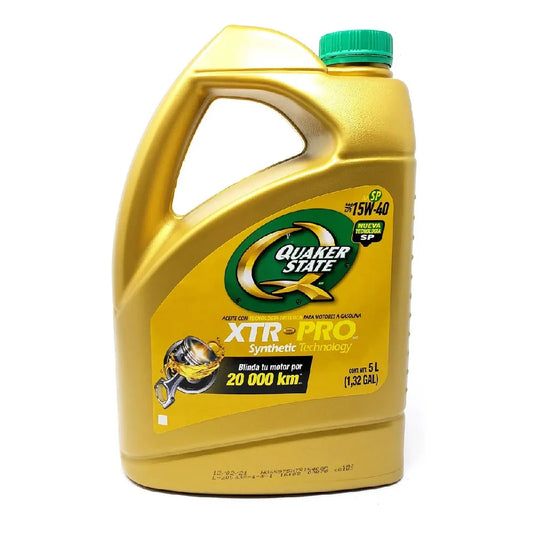 ACEITE QUAKER SAE 15W40 XTR-PRO SYNTHETIC TECHNOLOGY 5L