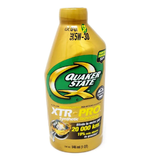 ACEITE QUAKER STATE SAE 5W30 XTR-PRO GF-6 API SP MULTIGRADO MOTOR A GASOLINA 1L