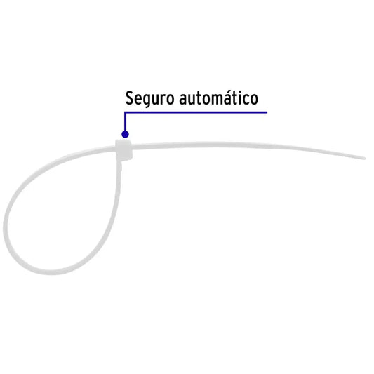 CINCHOS PLASTICO TRUPER 7.5MM 120LB