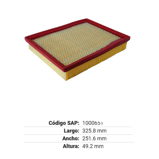 FILTRO PARA AIRE GONHER CHEVY VECTRA 4L 2.2 03 - 06