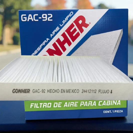 FILTRO DE CABINA GONHER HONDA CR-V 07-17 / CIVIC 06-15 / ACCORD 03-17 / ODYSSEY 05-17