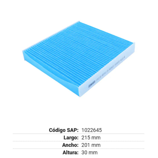FILTRO CABINA GONHER 05-09=CF10140