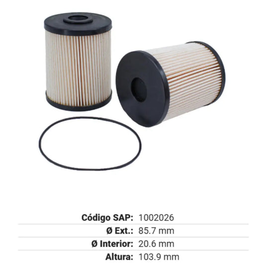 FILTRO GONHER PARA COMBUSTIBLE DE RAM.