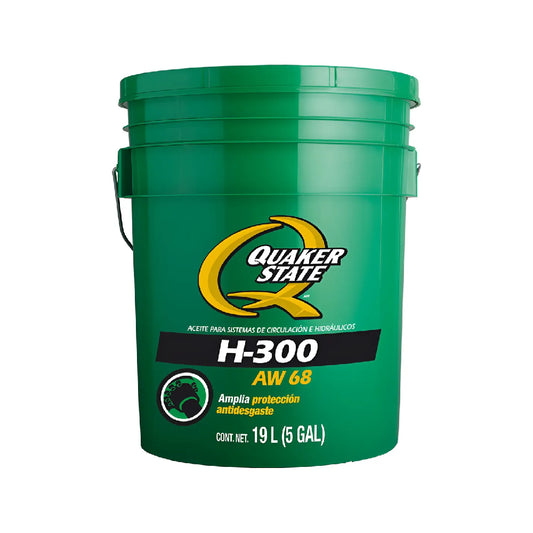 ACEITE QUAKER HIDRAULICO H300 19L (CUBETA VERDE)